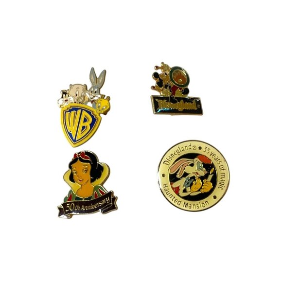 Disney & Warner Bros Collectible Enamel Pin Lot - 26 Pieces Assorted Designs - Picture 3 of 6